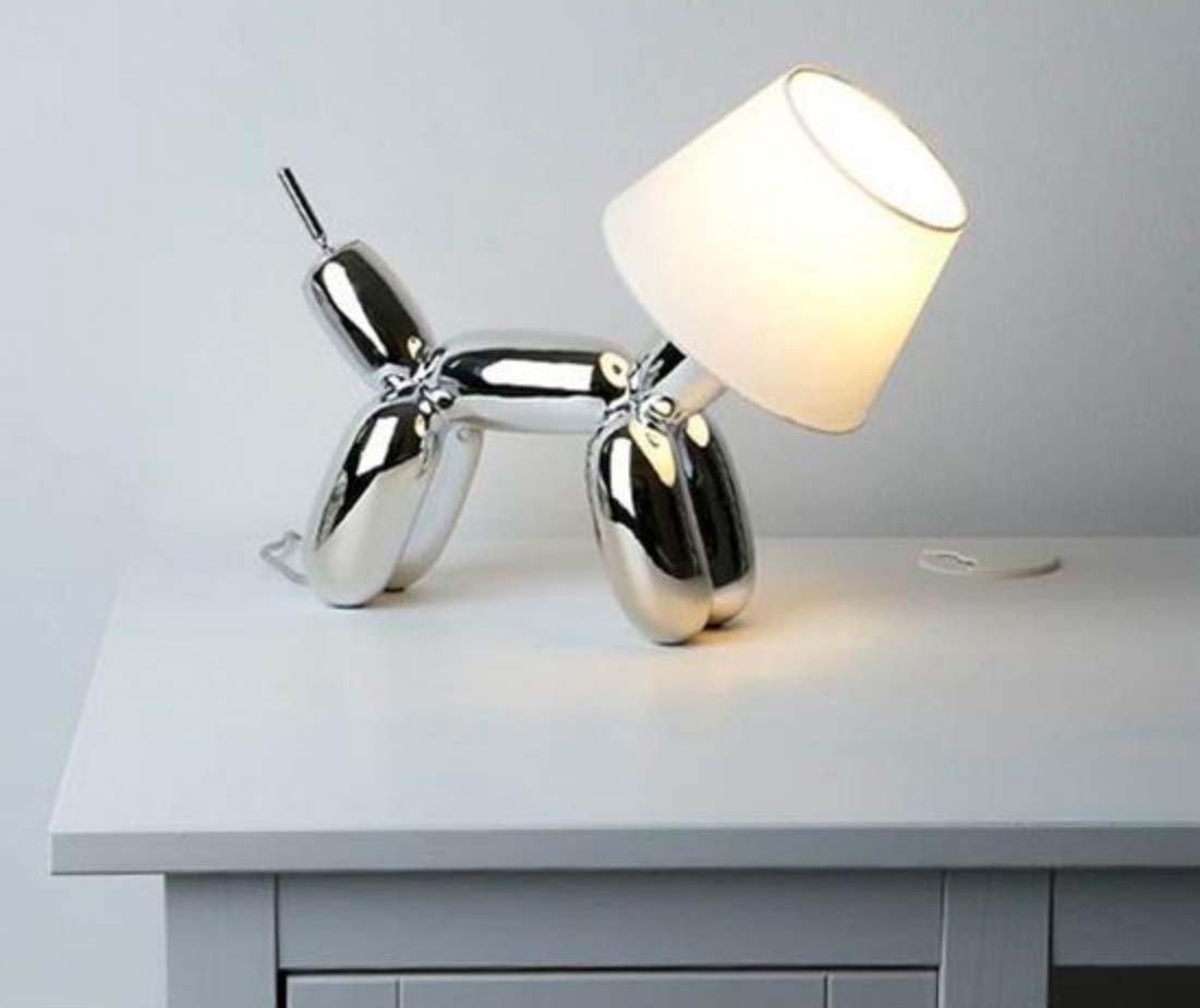 10133 Tischlampe silber